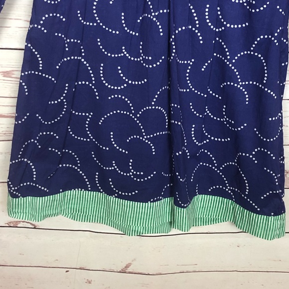 Boden Purple And Green Tunic Top / Dress Size 6 - Picture 4 of 8